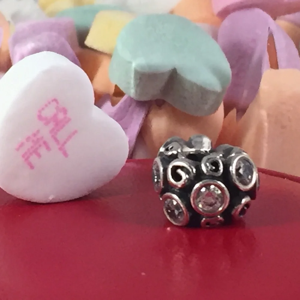 Authentic PANDORA 925 Silver Primrose Clear CZ - Picture 8 of 8